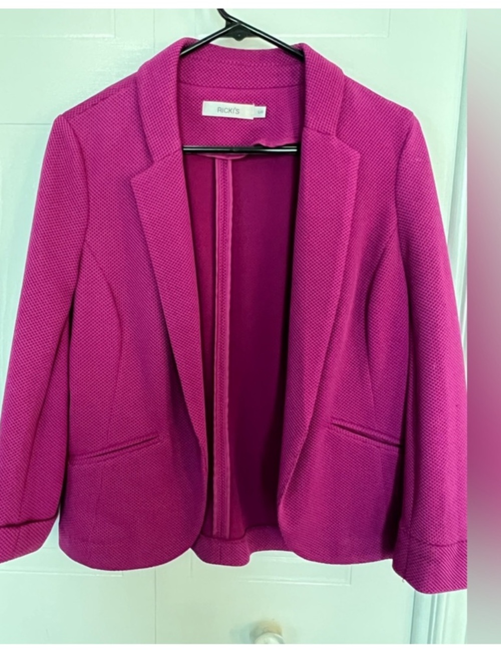 Ricki's Women's Bright Pink Textured Blazer